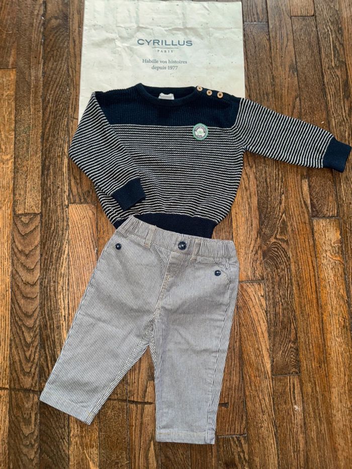 Pull et bas Cyrillus 9 mois