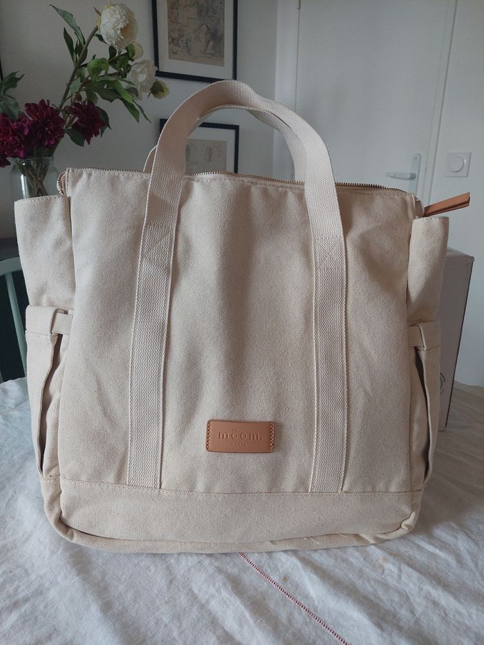 Sac à langer MumExplorer écru Moom Paris - photo numéro 2