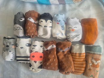 Lot 13 paires de chaussettes hautes