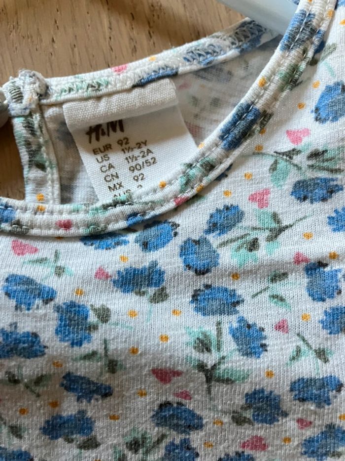 Lot de deux robes été sans manche légères 2-3 ans H&M - photo numéro 6