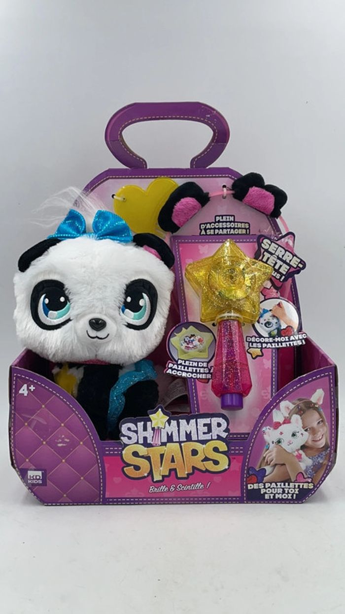 Shimmer Stars Panda Brille et Scintille avec plein d’accessoires KD Kids neuf