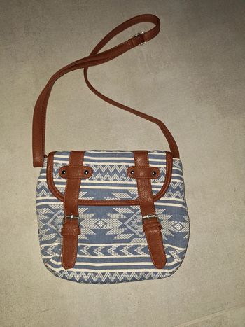 Sac bleu et blanc