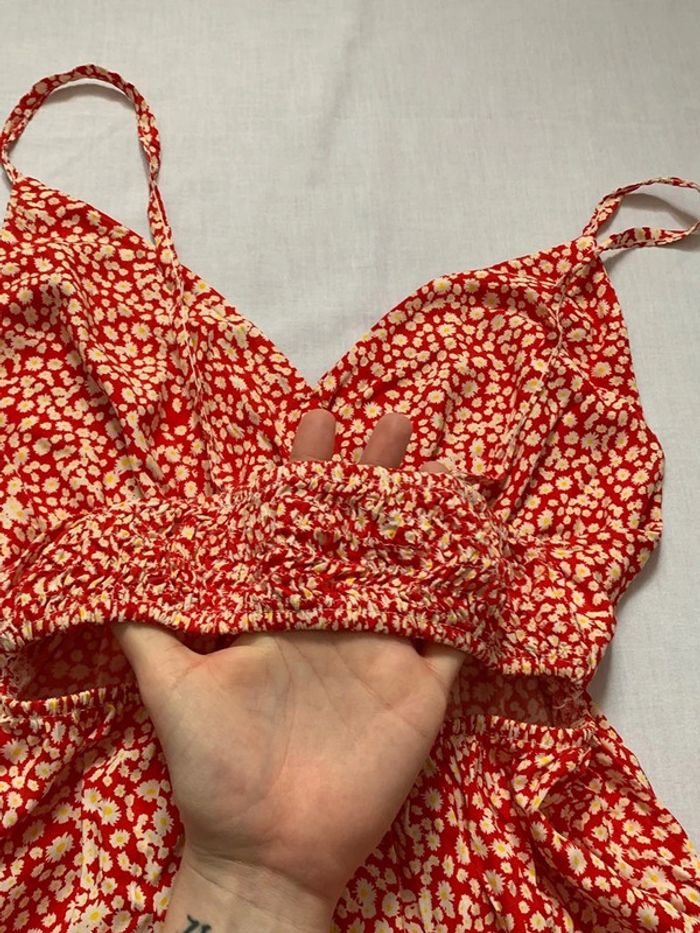 robe d'ete sans marque rouge taille S - photo numéro 6