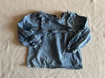 Blouse / bleu / mes petits cailloux / 18 mois