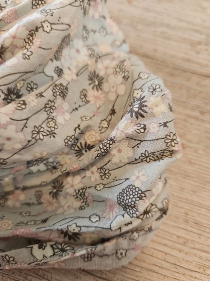 Bandeau large fille, élastqiue, gris/rose/beige, Noukie s, 2/4 ans - photo numéro 9