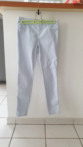 Pantalon jeans slim femme taille 36 bleu ciel Denim