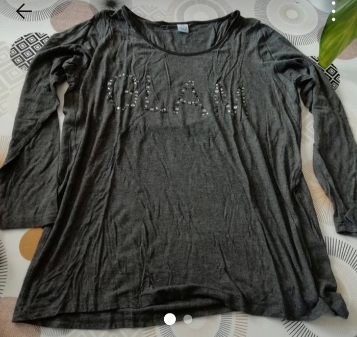 T shirt à manches 3/4 msmode taille XL