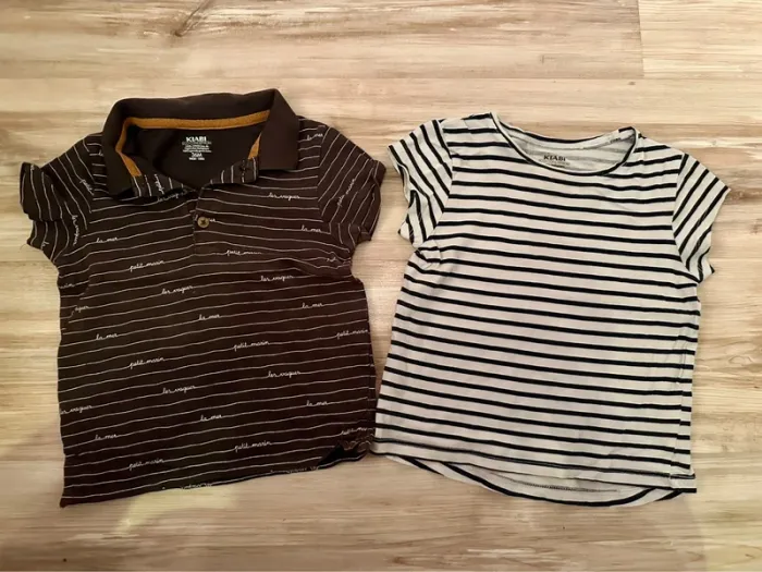 2 jolis tee-shirts Kiabi 3 ans