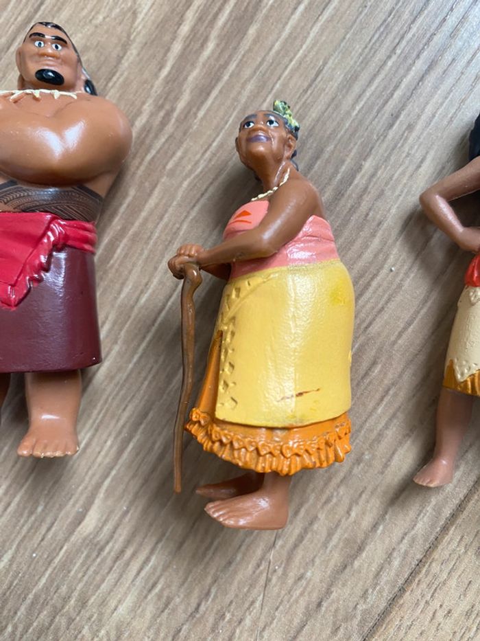 Lot de 3 figurines vaiana Disney - photo numéro 2