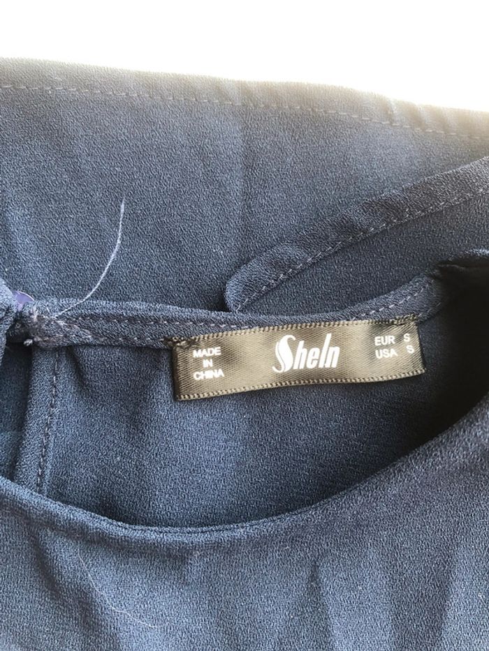 Blouse bleu marine - photo numéro 5