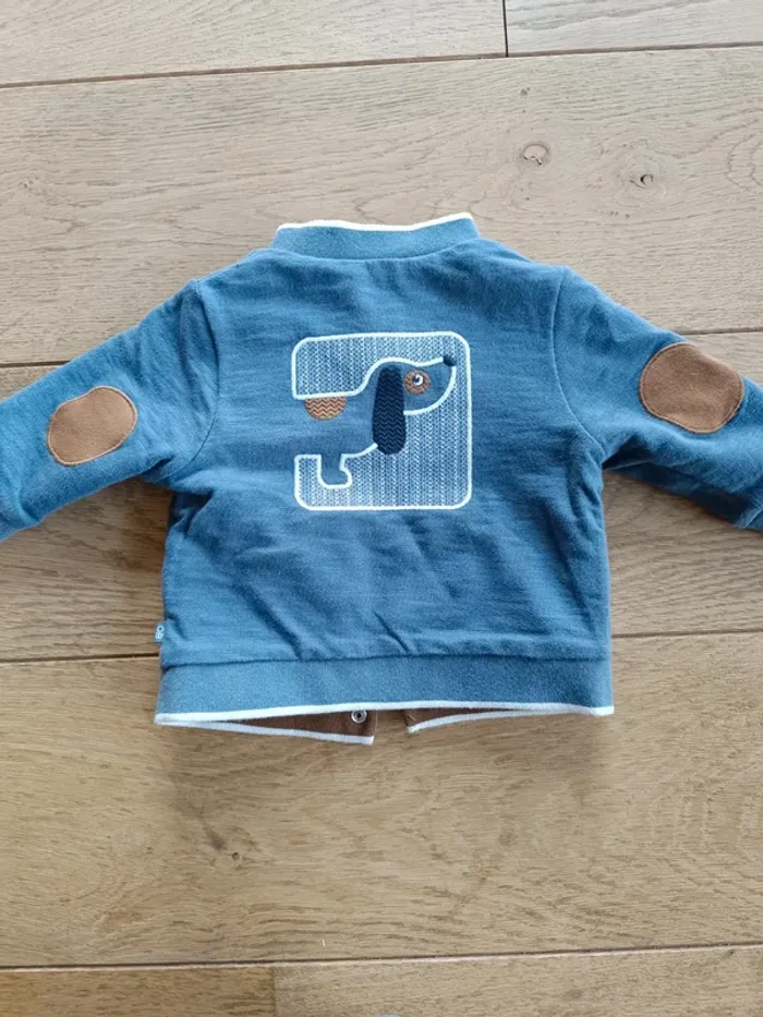 Pull ( gilet  veste ) réversible bien chaud - photo numéro 2