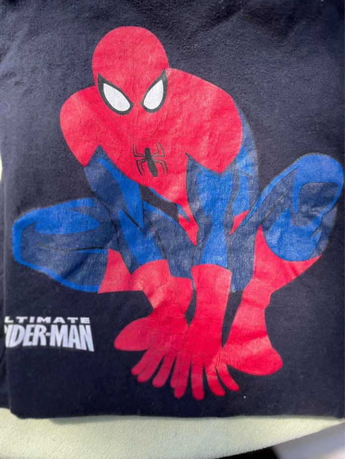 Col roulé Spiderman taille 6 ans bleu foncé - photo numéro 5