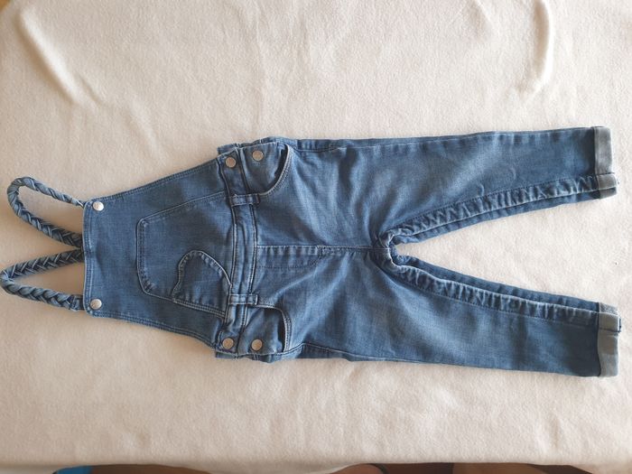 Salopette coeur en jeans - T36M - Tape à l'oeil