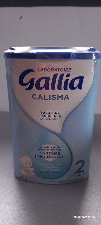 Lait gallia calisma