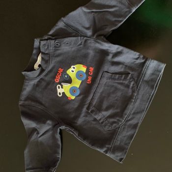 T-shirt manches longues 6 mois Oscar the car