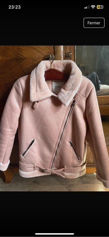 Veste hiver rose