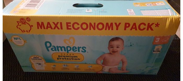 2 packs de couches pampers premium protection taille 3 - photo numéro 2