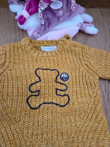 Pull chaud manches longues bébé fille 6 mois Lulu Castagnette