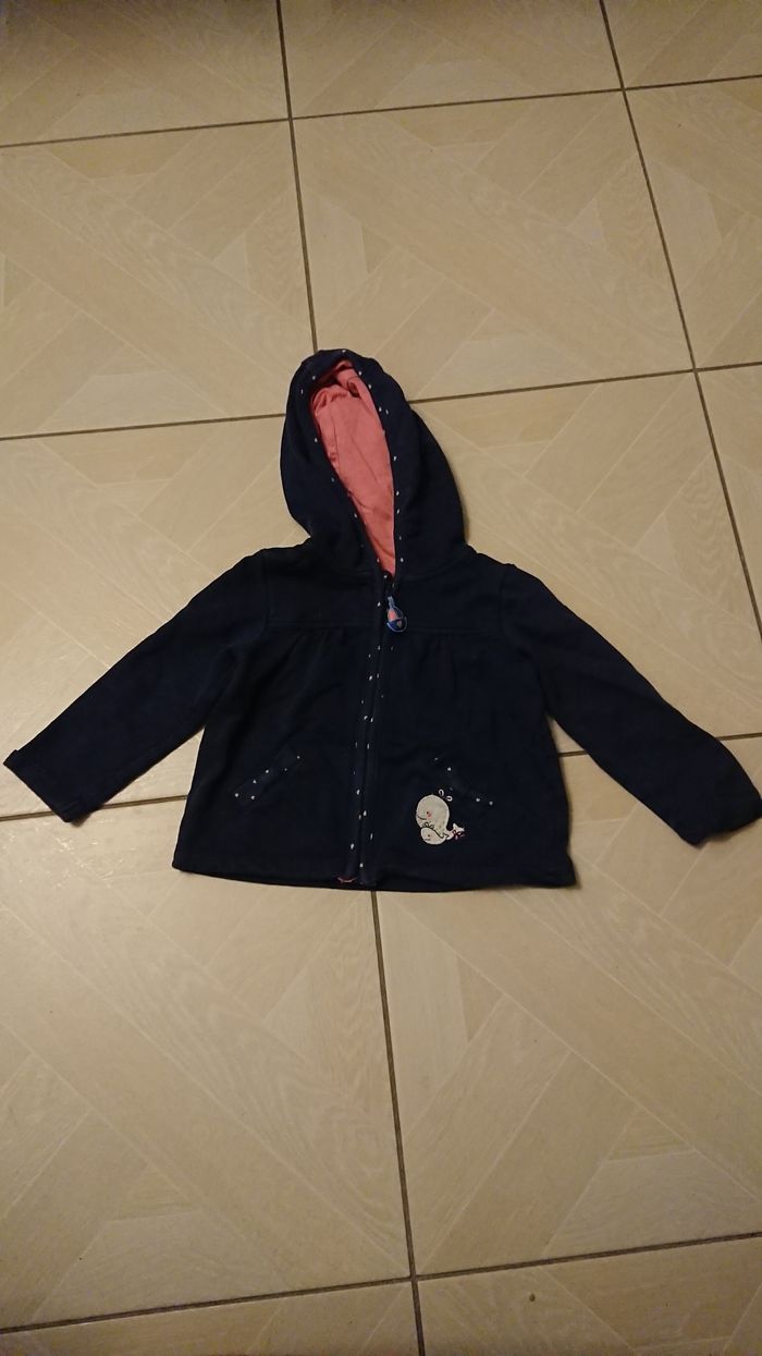 Veste à capuche Baleine