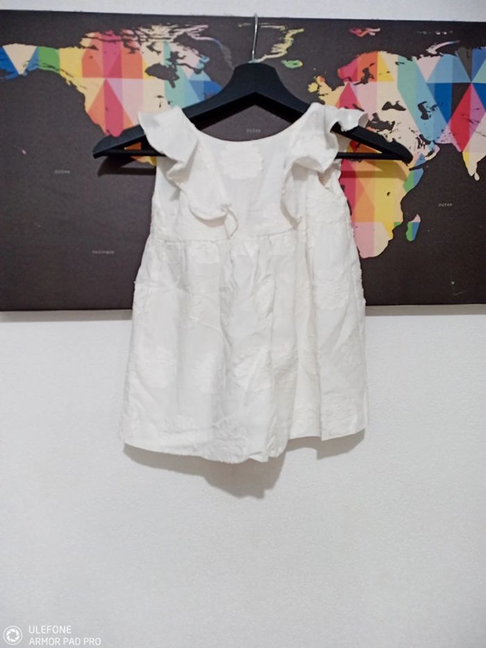 Robe Zara 24 mois blanche