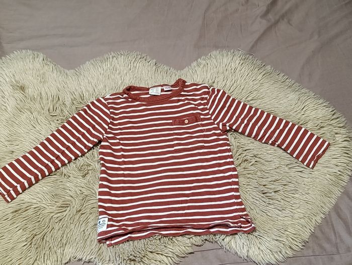 T-shirt épais rayé