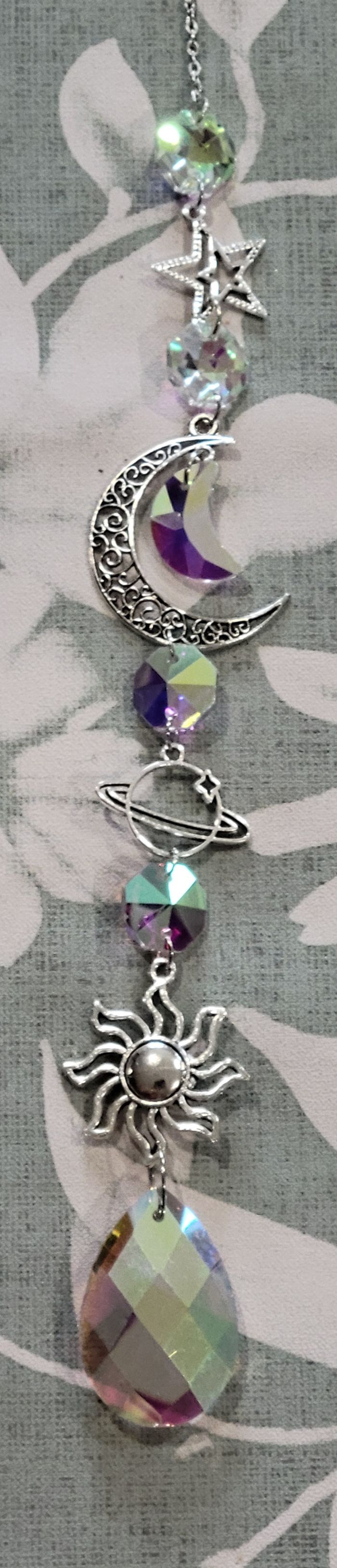 DECORATION A SUSPENDRE ETOILE SOLEIL LUNE PLANETE ! NEUF ! - photo numéro 4