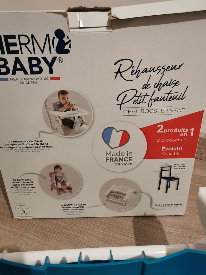 Rehausseur de chaise thermobaby bleu émeraude - photo numéro 10