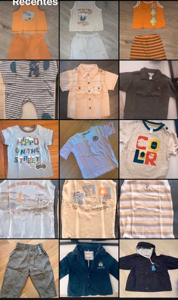 Lot garçon printemps / été 12 mois
