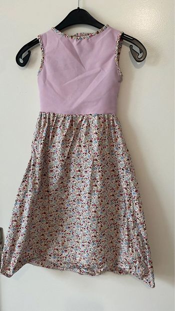 Robe fleurie rose