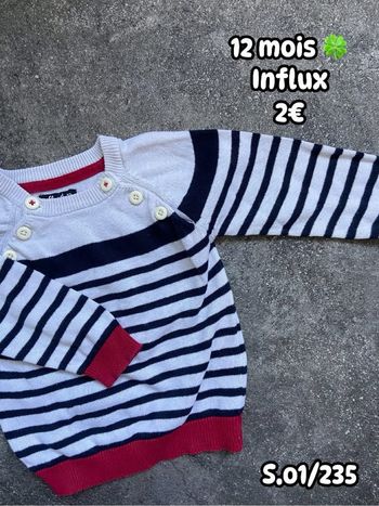 Pull 🍀 12 mois 🍀 Influx