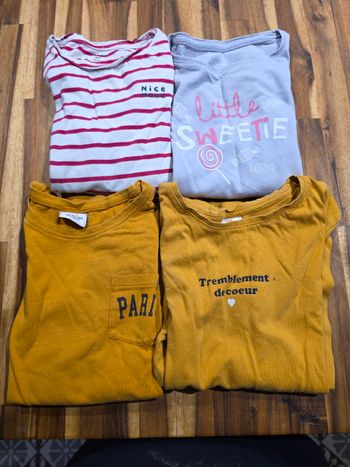 Lot t shirt Manche longue fille 