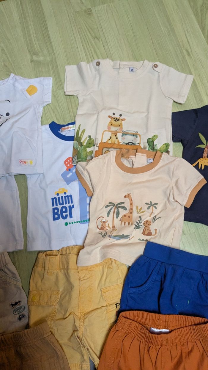 Shorts et t-shirts bébé garçon 3 mois - photo numéro 4