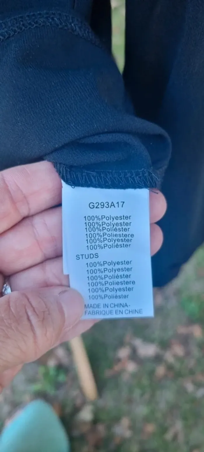 Blouse noire Molly Bracken XS dos boutonné - photo numéro 5