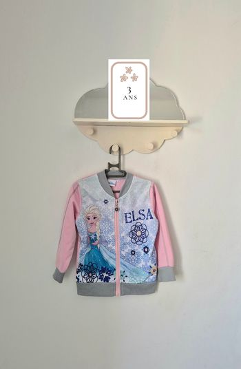 Veste * Elsa La Reine Des Neiges Disney *