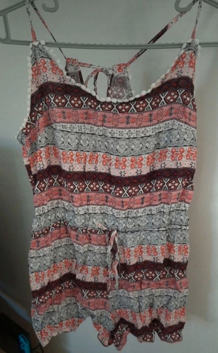 Combi short Lilie rose