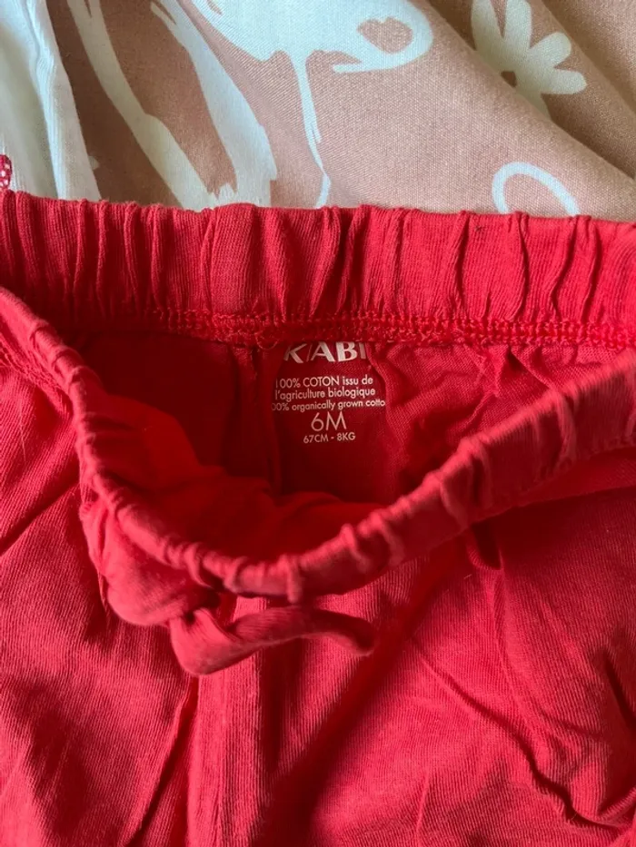 Lot de 2 shorts 6 mois kiabi - photo numéro 2