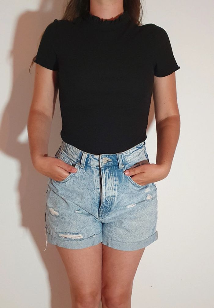 T-shirt col roulé 2XS