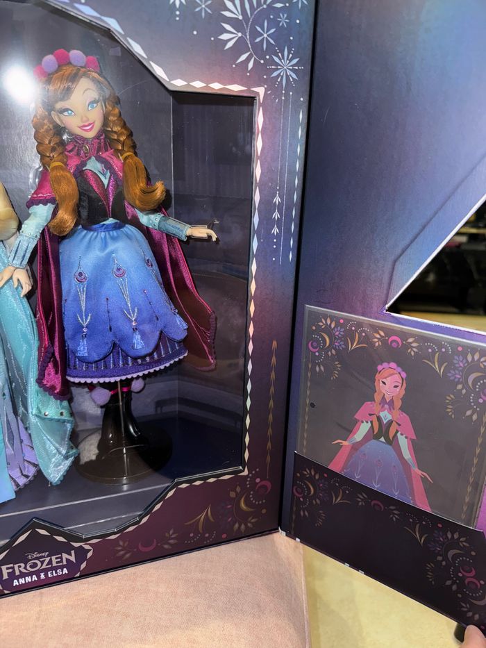Poupée Elsa Anna Disney de collection - photo numéro 3
