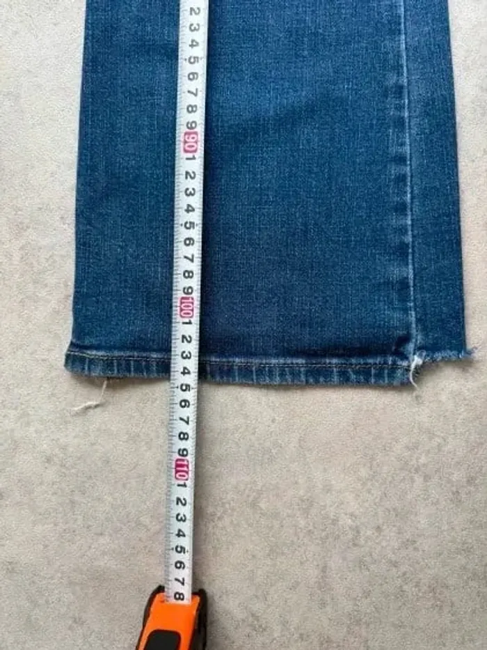 Jeans Levi's 518 W32 FR42 coupe patte d'eph évasé bleu Femme Women pan579b - photo numéro 4