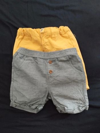 Lot de 2 shorts 86 cm