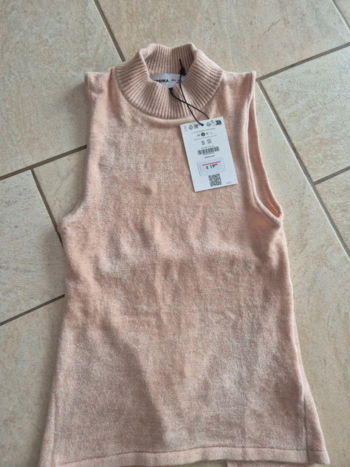 Haut dos nu beige Bershka - photo numéro 5