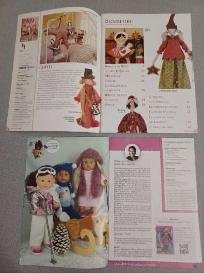 Lot livres sur les poupées les barbies les doudou - photo numéro 2