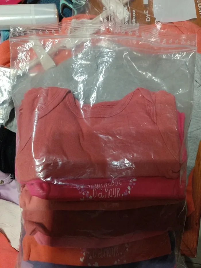 Body uni bordeaux clair Kiabi 18M - photo numéro 6