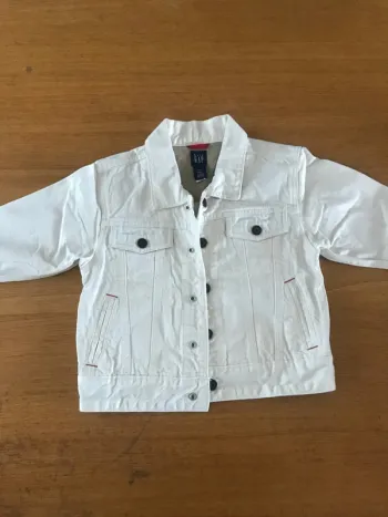 Veste jean blanche crème gap