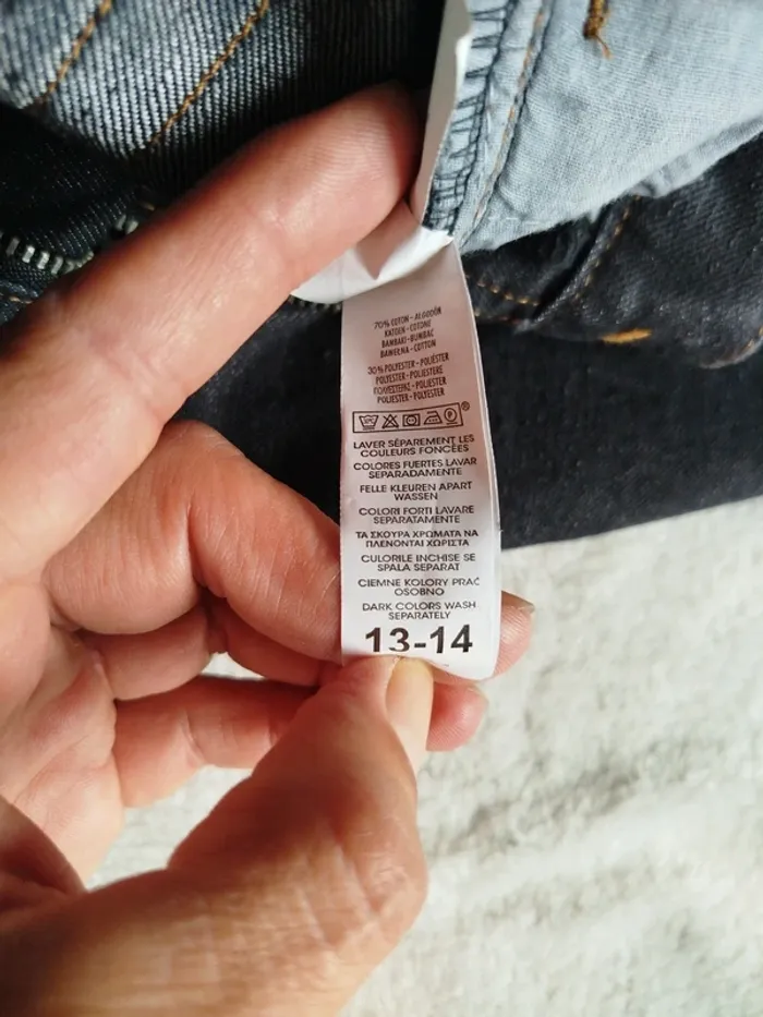 Jean noir garçon Carrefour taille 13/14 ans - photo numéro 6