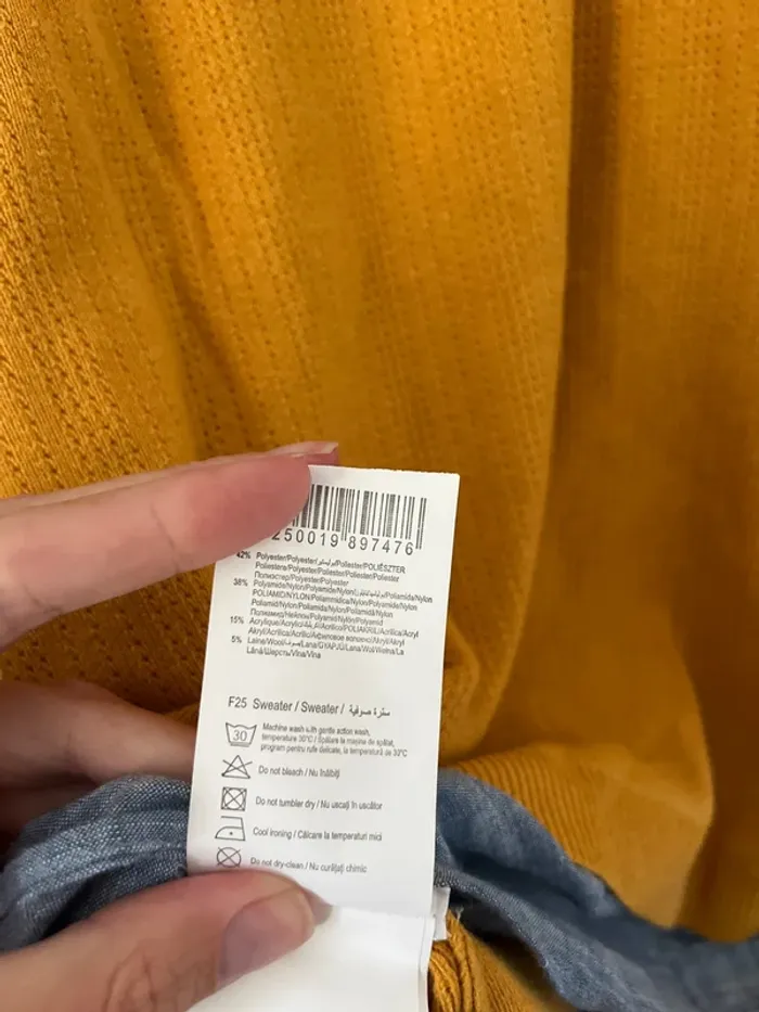 Pull effet chemise neuf Camaïeu - photo numéro 6