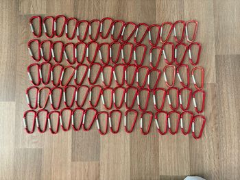 Lot de 70 mousqueton