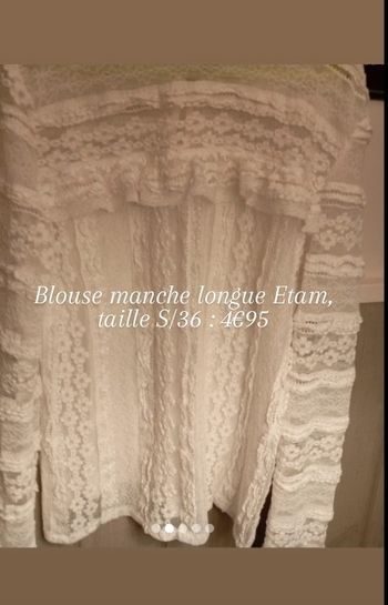 Blouse manche longue Etam 