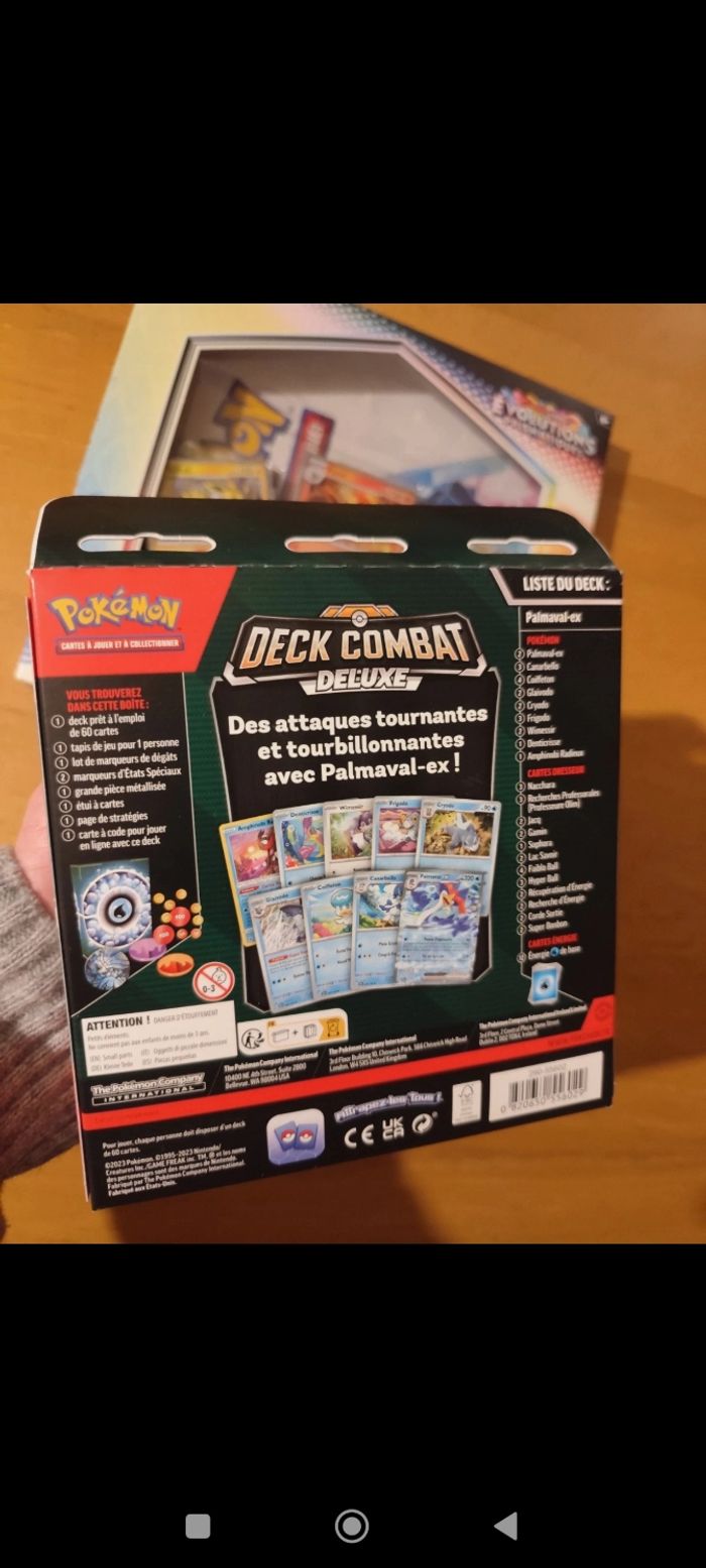Lot Items cartes Pokémon poster évolutions Prismatiques EV8.5 booster EV1 starters deck amphinobi - photo numéro 9