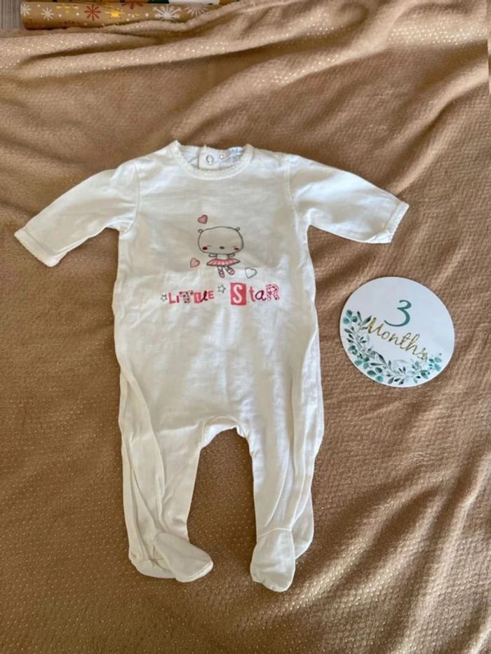 Pyjama, coton  3 mois